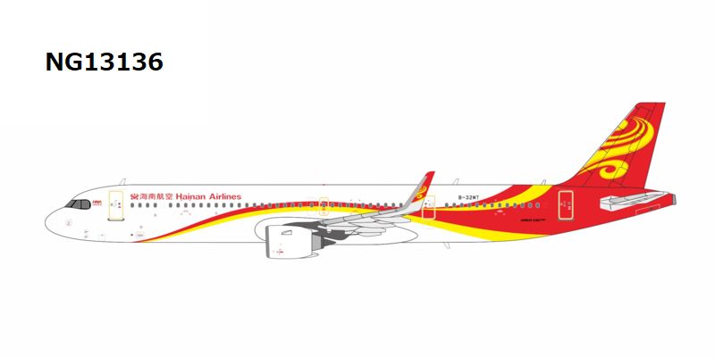 NG13136 NG MODELS Hainan Airlines / 海南航空 A321neo B-32MT 1:400 お取り寄せ