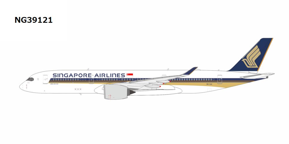 NG39121 NG MODELS Singapore Airlines / シンガポール航空 A350-900 9V-SJI 1:400 完売しました