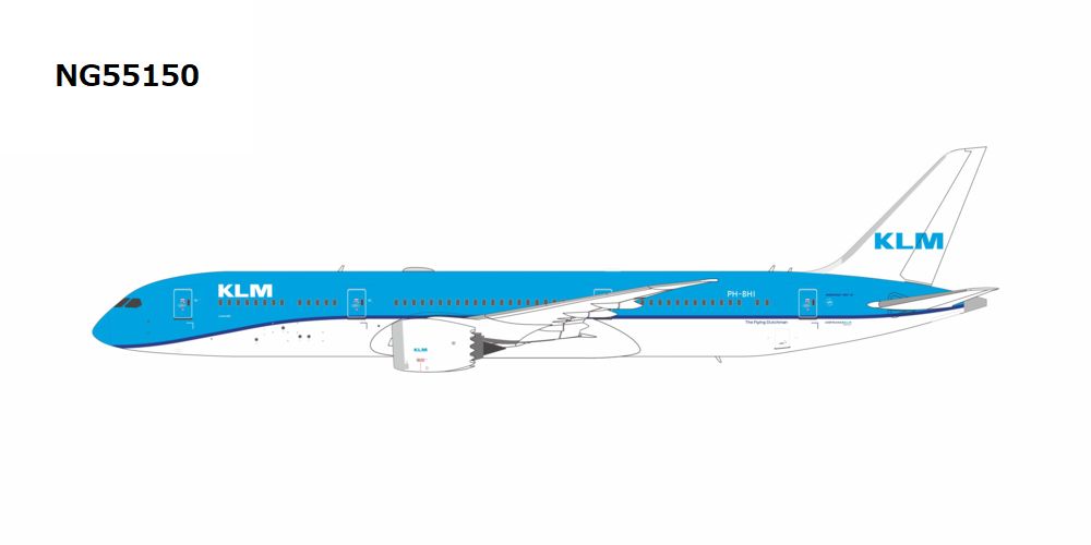 NG55150 NG MODELS KLM / KLMオランダ航空 tail without crown B787-9 PH-BHI 1:400 完売しました。 NG MODELS 1:400 KLM / KLMオランダ航空 787-9 亜鉛ダイキャスト製
