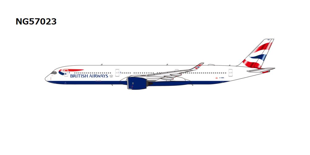 NG57023 NG MODELS British Airways / 英国航空 ブリティッシュ・エアウェイズ A350-1000 G-XWBK 1:400 完売しました。