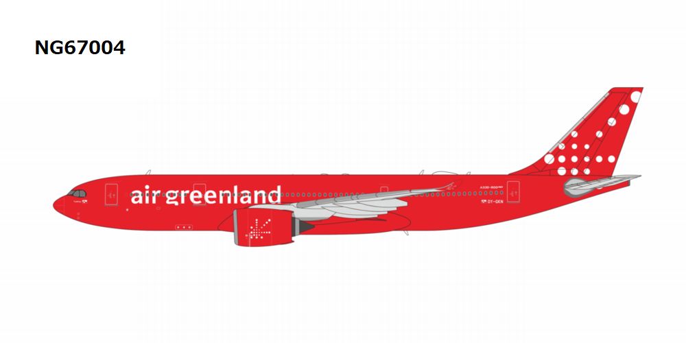 NG67004 NG MODELS air greenland / エア・グリーンランド A330-800 OY-GKN 1:400 お取り寄せ