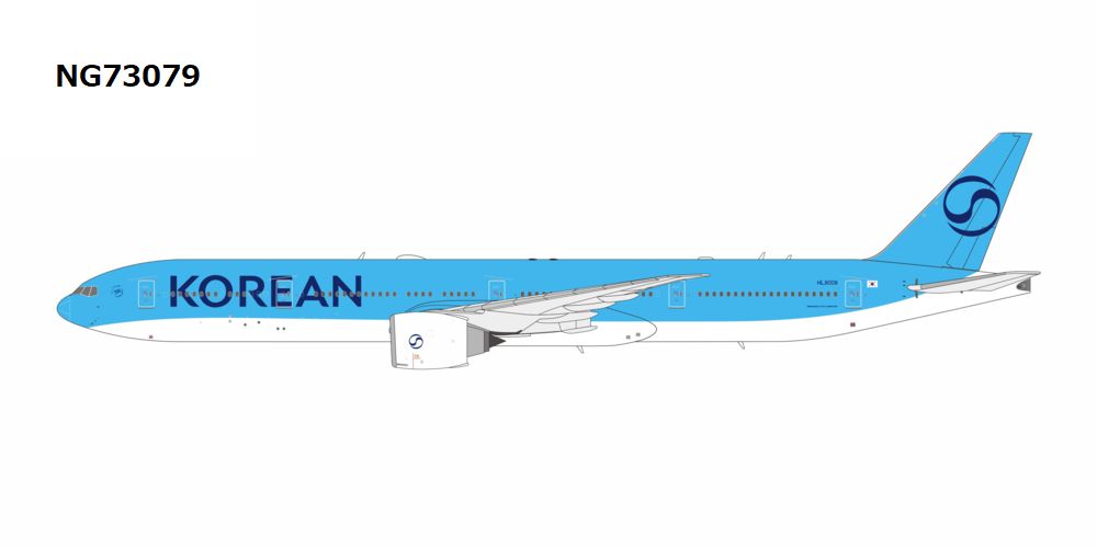 NG73079 NG MODELS Korean Air / 大韓航空 Korean Air's first 777-300ER in 2025's livery B777-300ER HL8008 1:400 お取り寄せ NG MODELS 1:400 Korean Air / 大韓航空 777-300 亜鉛ダイキャスト製