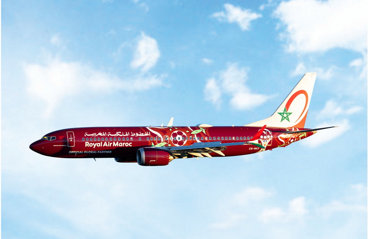 12076 Phoenix Royal Air Maroc / ロイヤル エア モロッコ B737-8max CN-MAX 1:400