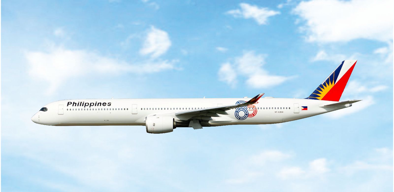 12085 Phoenix Philippine Airlines / フィリピン航空 A350-1000 RP-C3510 1:400