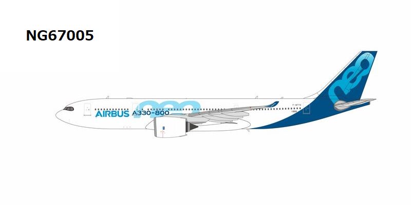NG67005 NG MODELS Airbus house color / エアバスハウスカラー A330-800 F-WTTO 1:400 お取り寄せ
