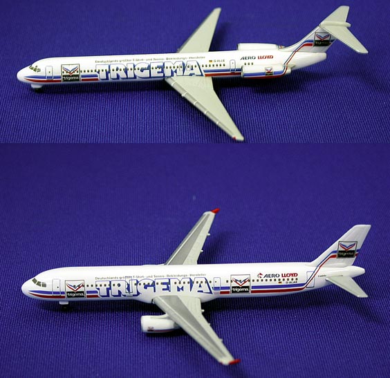 510639 Herpa AERO LLOYD / アエロロイド MD-83 & A321 2機ｾｯﾄ D-ALLE & D-ALAK TRIGEMA 2機ｾｯﾄ 1:500 完売しました Herpa 1:500 AERO LLOYD / アエロロイド セット 亜鉛ダイキャスト製