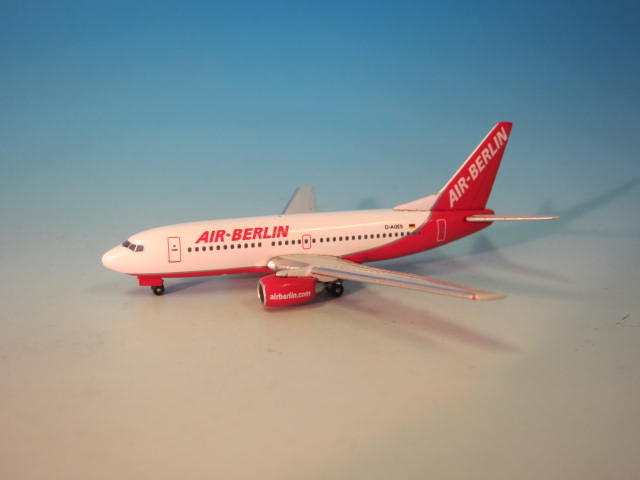 518000 Herpa Air Berlin / エア・ベルリン B737-700 D-AGES 500機限定 1:500 完売しました。