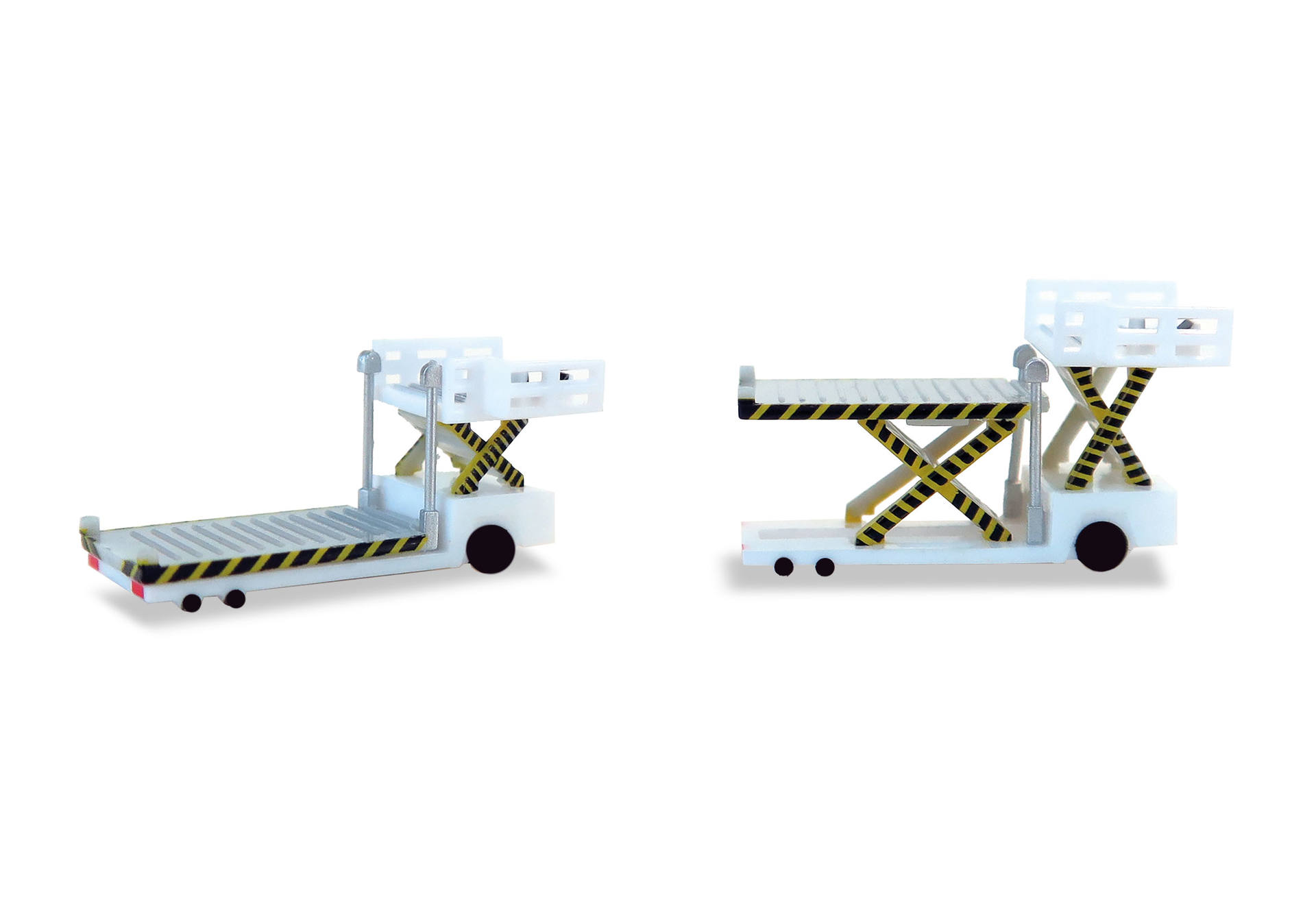 520621-001 Herpa Airport Accessories / 空港アクセサリー 貨物コンテナローダ ホワイト 2台セット  1:500 予約