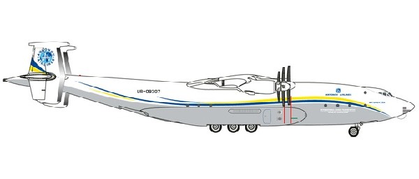 532648 Herpa Antonov Airlines / アントノフ設計局 AN-22 UR-09307 1:500 完売しました。