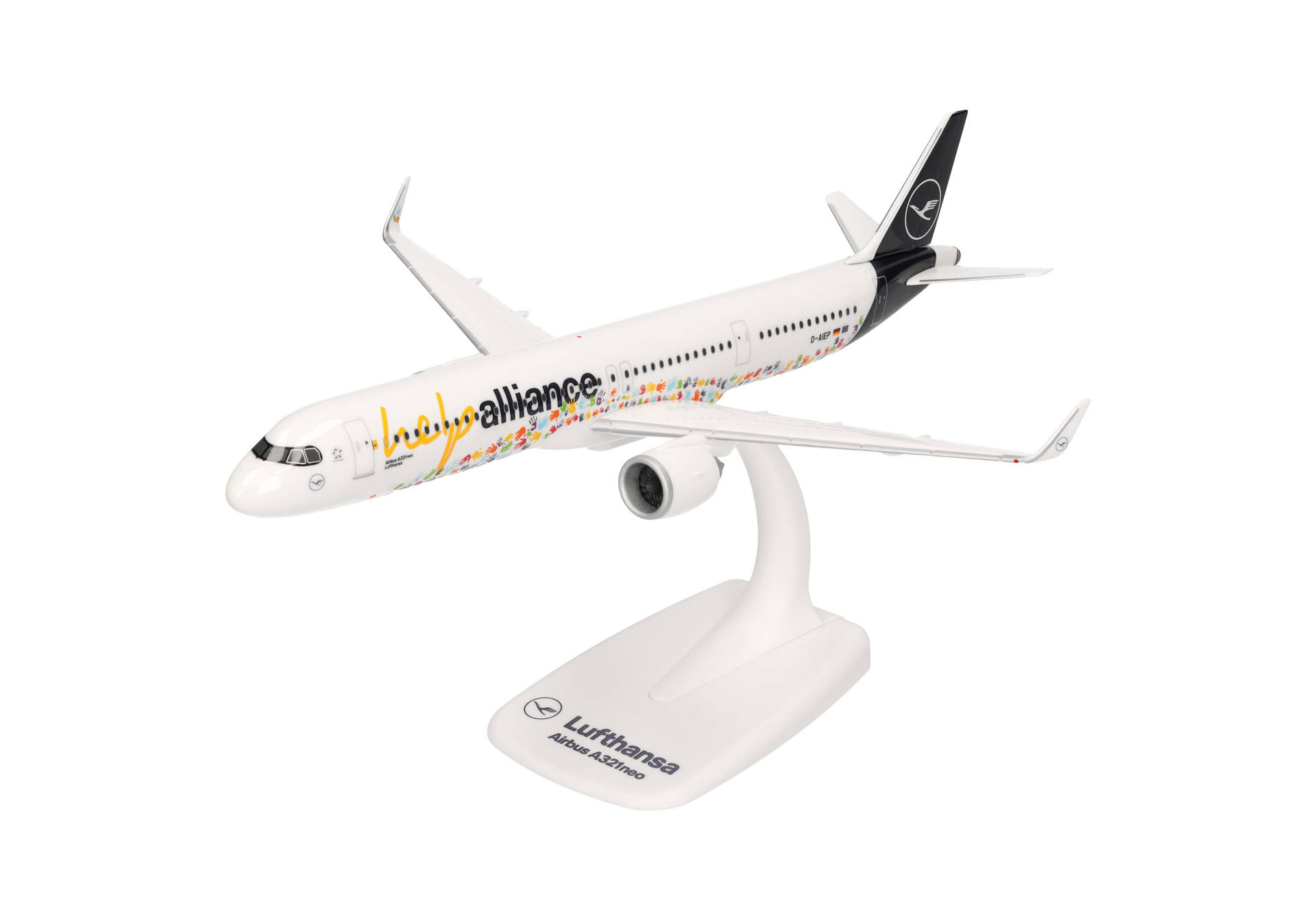 614832 Herpa SNAPFIT Lufthansa / ルフトハンザドイツ航空 A321neo D-AIEP 