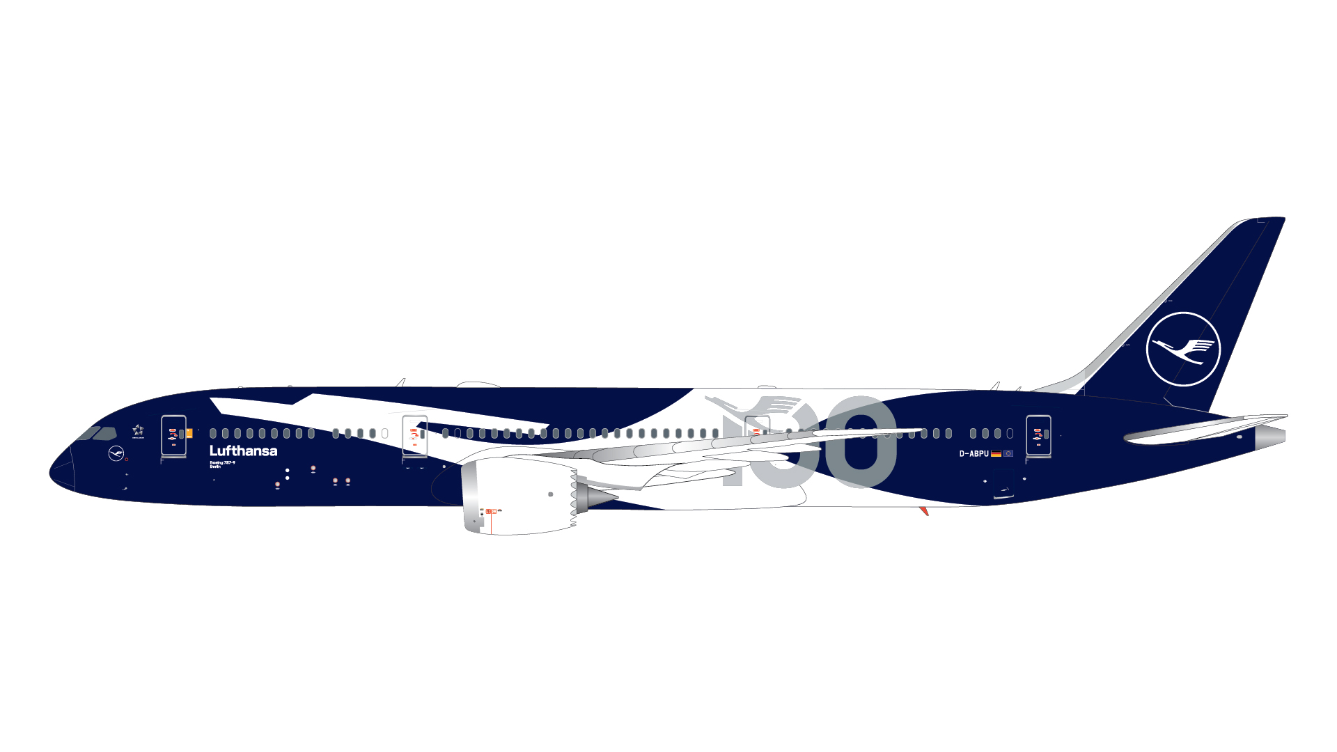 G2DLH1483 GEMINI 200 Lufthansa / ルフトハンザドイツ航空 B787-9 D-ABPU 