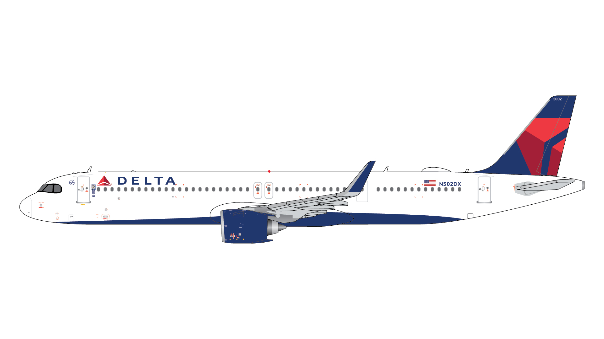 GJDAL2294 GEMINI JETS Delta Air Lines / デルタ航空 A321neo N502DX 1:400