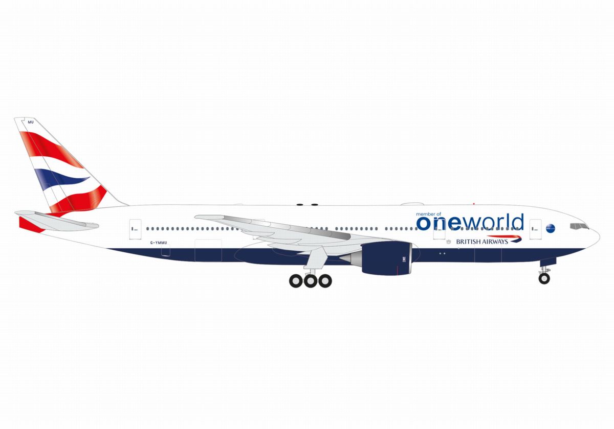 539135 Herpa British Airways / 英国航空 ブリティッシュ・エアウェイズ B777-200 G-YMMU 