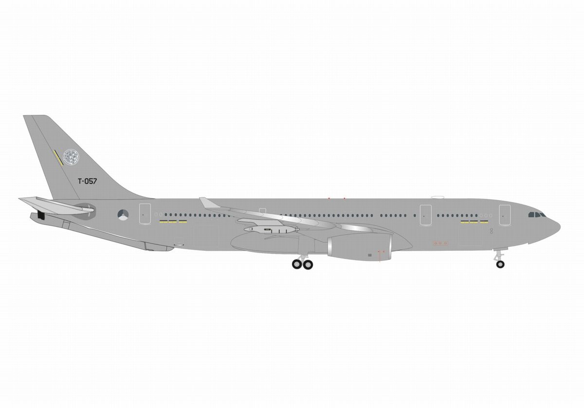 539166 Herpa NATO / NATO軍 A330 MRTT T-057 多国籍MRTTフリート アイントホーフェン基地 1:500