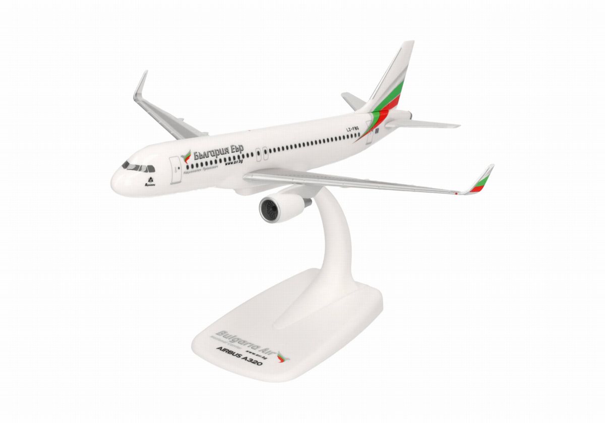 614962 Herpa SNAPFIT BULGARIA AIR / ブルガリア航空 A320 LZ-FBG 1:200 予約
