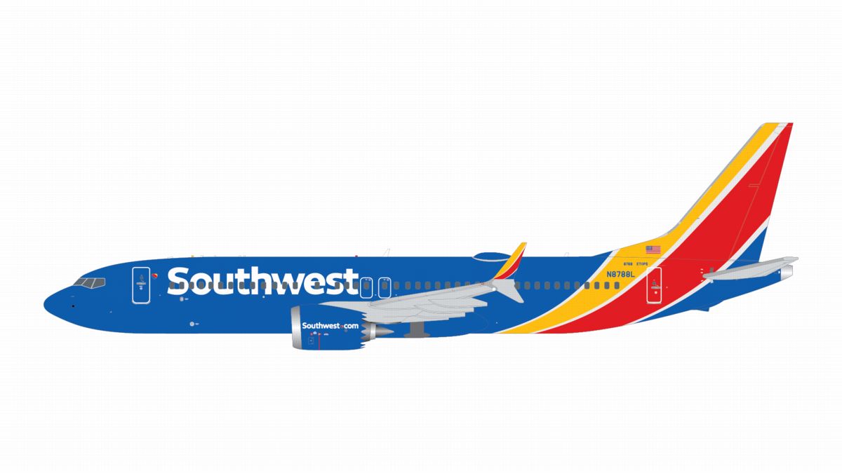 GJSWA2372 GEMINI JETS Southwest Airlines / サウスウエスト航空 B737 MAX8 N8788L 1:400