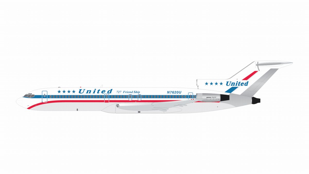 GJUAL2352 GEMINI JETS United Airlines / ユナイテッド航空 stars & bars 