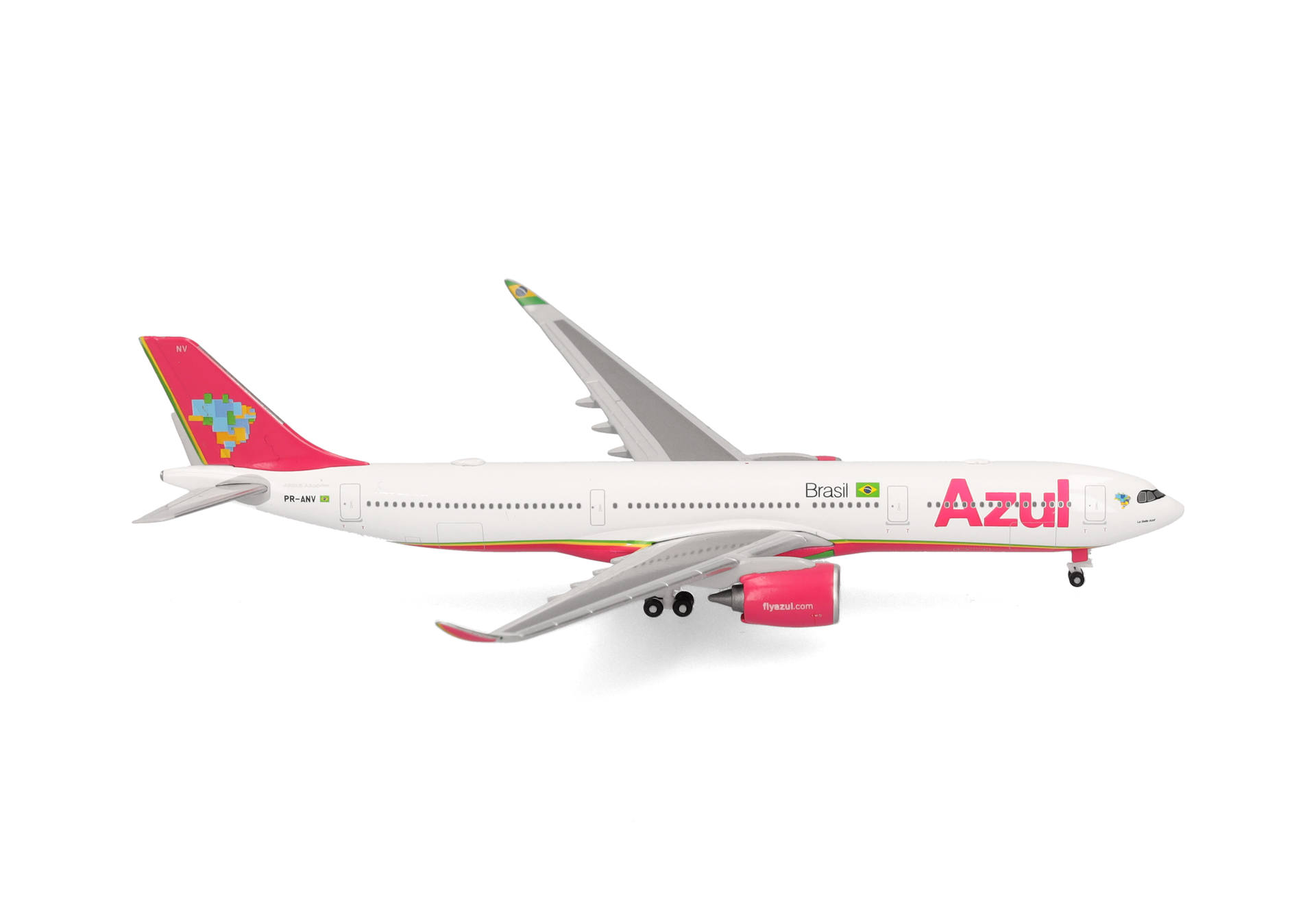 538596 Herpa Azul / アズールブラジル航空 pink A330-900neo PR-ANV CLUBMODELS 1:500 メーカー完売