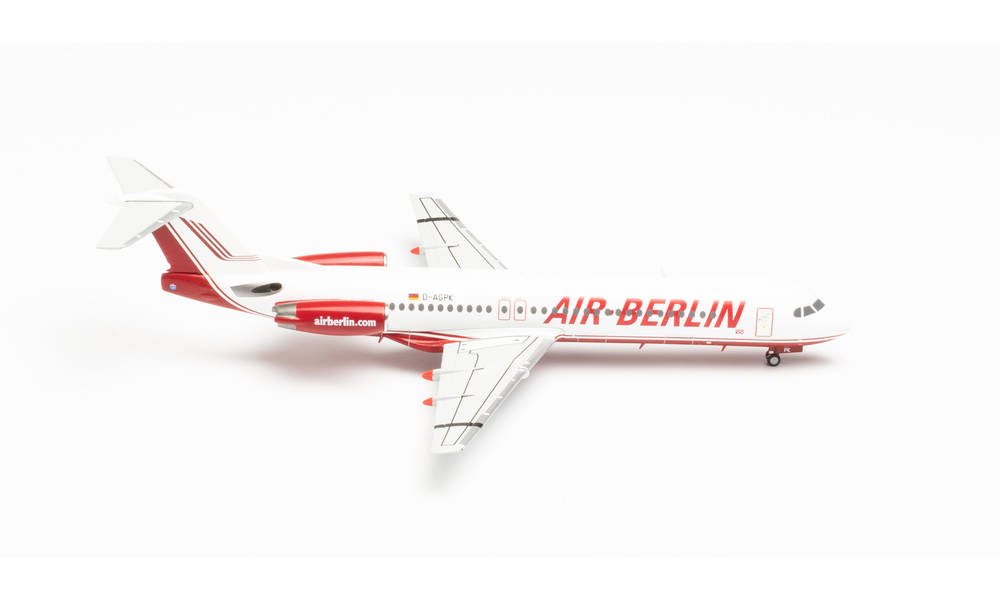 571203 Herpa Air Berlin / エア・ベルリン F-100 D-AGPK 1:200 メーカー完売 Herpa 1:200 Air Berlin / エア・ベルリン F-100 スーパーセイバー 亜鉛ダイキャスト製