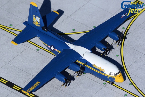 GMUSM103 GEMINI MACS USMC / アメリカ海兵隊 Blue Angels C-130J 170000 1:400 完売しました。 GEMINI JETS 1:400 USMC / アメリカ海兵隊 C-130 ハーキュリーズ 亜鉛ダイキャスト製