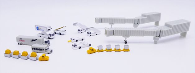 JCGSESETA1 JC WING Airport Accessories / 空港アクセサリー (20 parts package)  1:400 メーカー完売