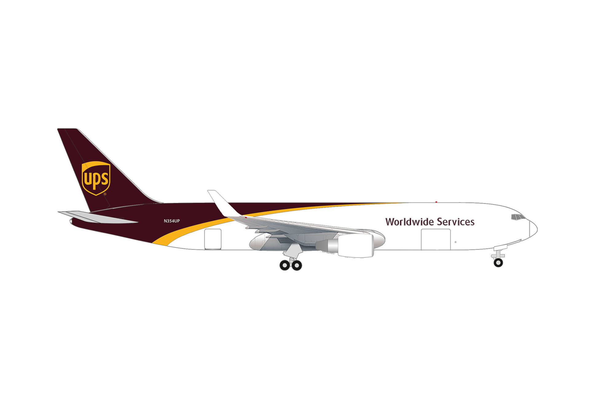 526166-001 Herpa UPS / ユーピーエス B767-300F N354UP 1:500 予約