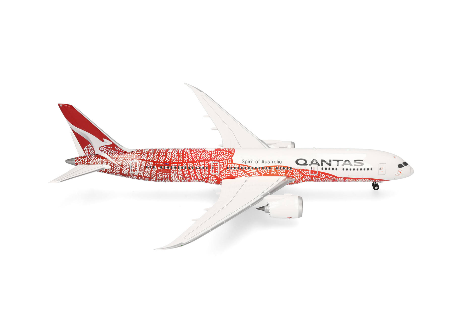 574099 Herpa Qantas Airways / カンタス航空 B787-9 VH-ZND 