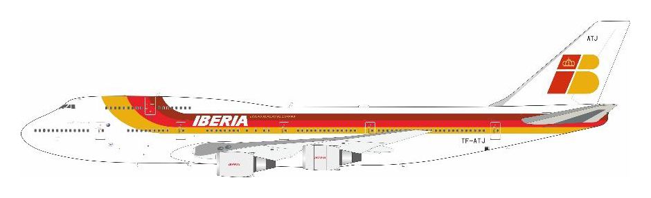 743IB0426 IN Flight200 Iberia / イベリア航空 B747-300 TF-ATJ スタンド付き 1:200 メーカー完売 IN Flight200 1:200 Iberia / イベリア航空 747-300 亜鉛ダイキャスト製