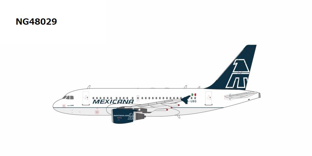 NG48029 NG MODELS MEXICANA / メキシカーナ航空 メヒカーナ old colors A318-100 XA-UBQ 1:400 お取り寄せ NG MODELS 1:400 MEXICANA / メキシカーナ航空 メヒカーナ A318 亜鉛ダイキャスト製
