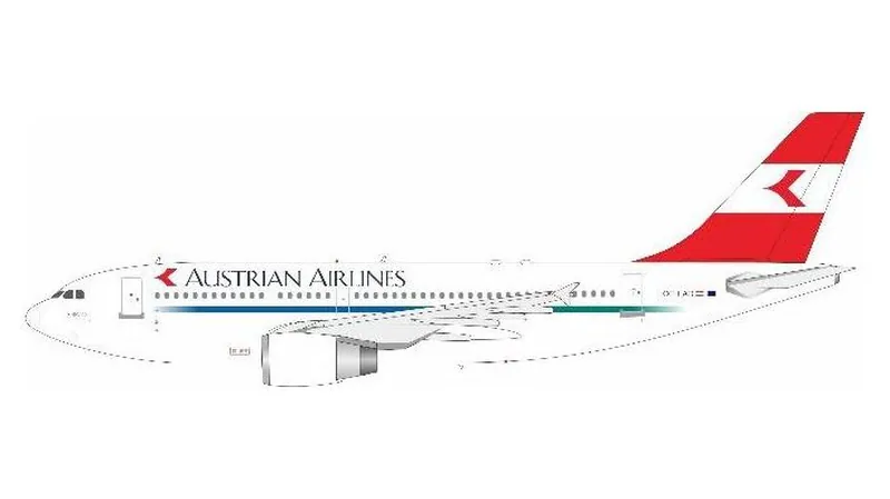 310OS0526 IN Flight200 Austrian Airlines / オーストリア航空 A310-300/ET OE-LAD スタンド付き 1:200 予約