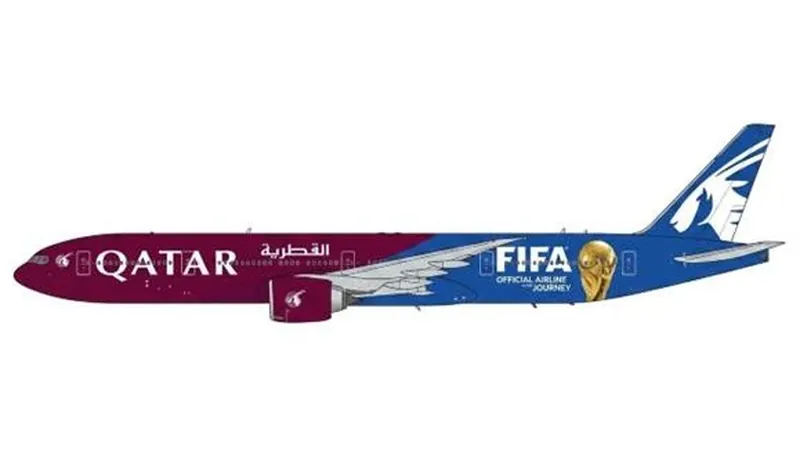 SA2130 JC WING Qatar Airways / カタール航空 Boeing 777-300ER A7-BEH スタンド付 1:200 予約