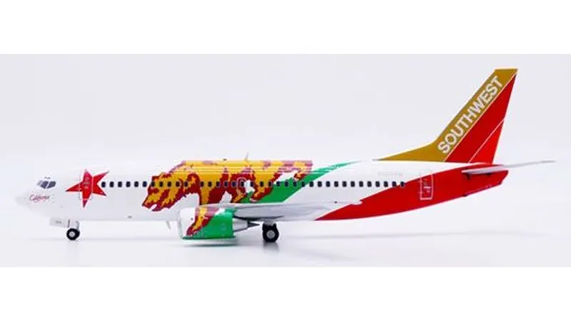 XX20583 JC WING Southwest Airlines / サウスウエスト航空 California One, OC Boeing 737-300 N609SW スタンド付 1:200 予約 JC WING 1:200 Southwest Airlines / サウスウエスト航空 737-300 亜鉛ダイキャスト製