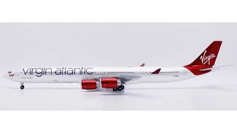 XX20686 JC WING Virgin Atlantic Airways / ヴァージン・アトランティック航空 Surfer Girl A340-600 G-VWEB スタンド付 1:200 予約 JC WING 1:200 Virgin Atlantic Airways / ヴァージン・アトランティック航空 A340-600 亜鉛ダイキャスト製