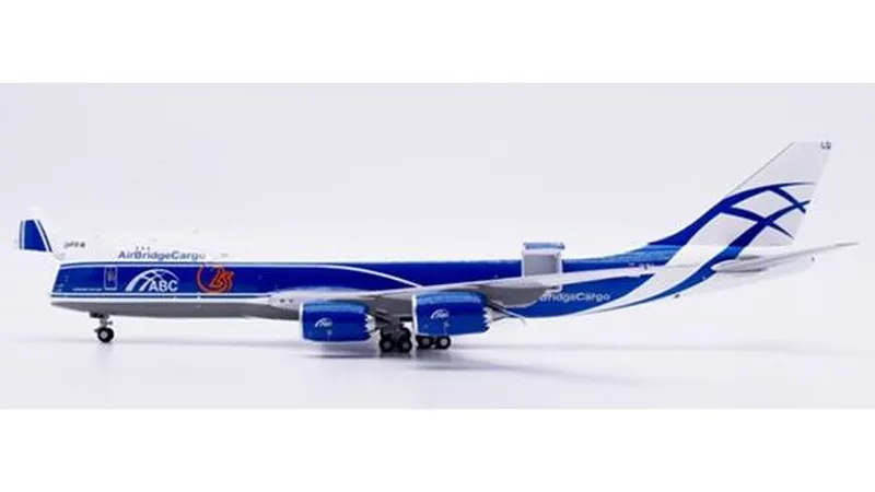 XX40149C JC WING AirBridgeCargo / エアブリッジ・カーゴ 25 Years Boeing 747-8F VQ-BLQ 開閉選択式 1:400 予約