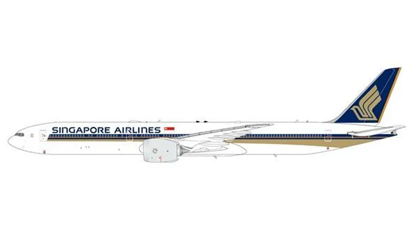XX40607X JC WING Singapore Airlines / シンガポール航空 Folded Wingtips Boeing 777-9X  1:400 予約