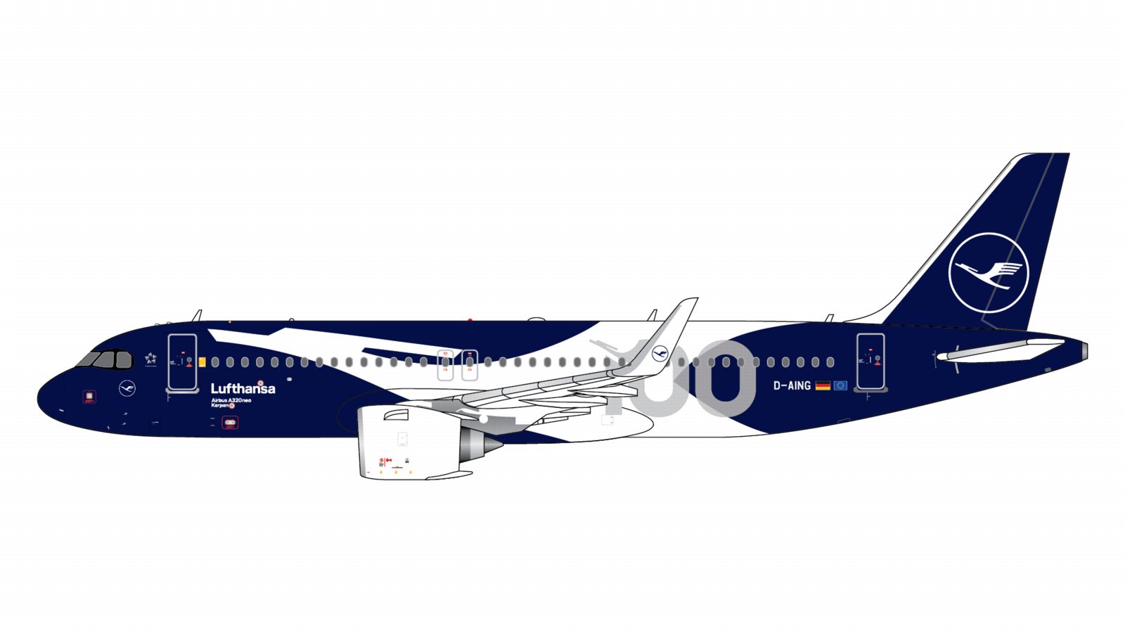 GJDLH2413 GEMINI JETS Lufthansa / ルフトハンザドイツ航空 