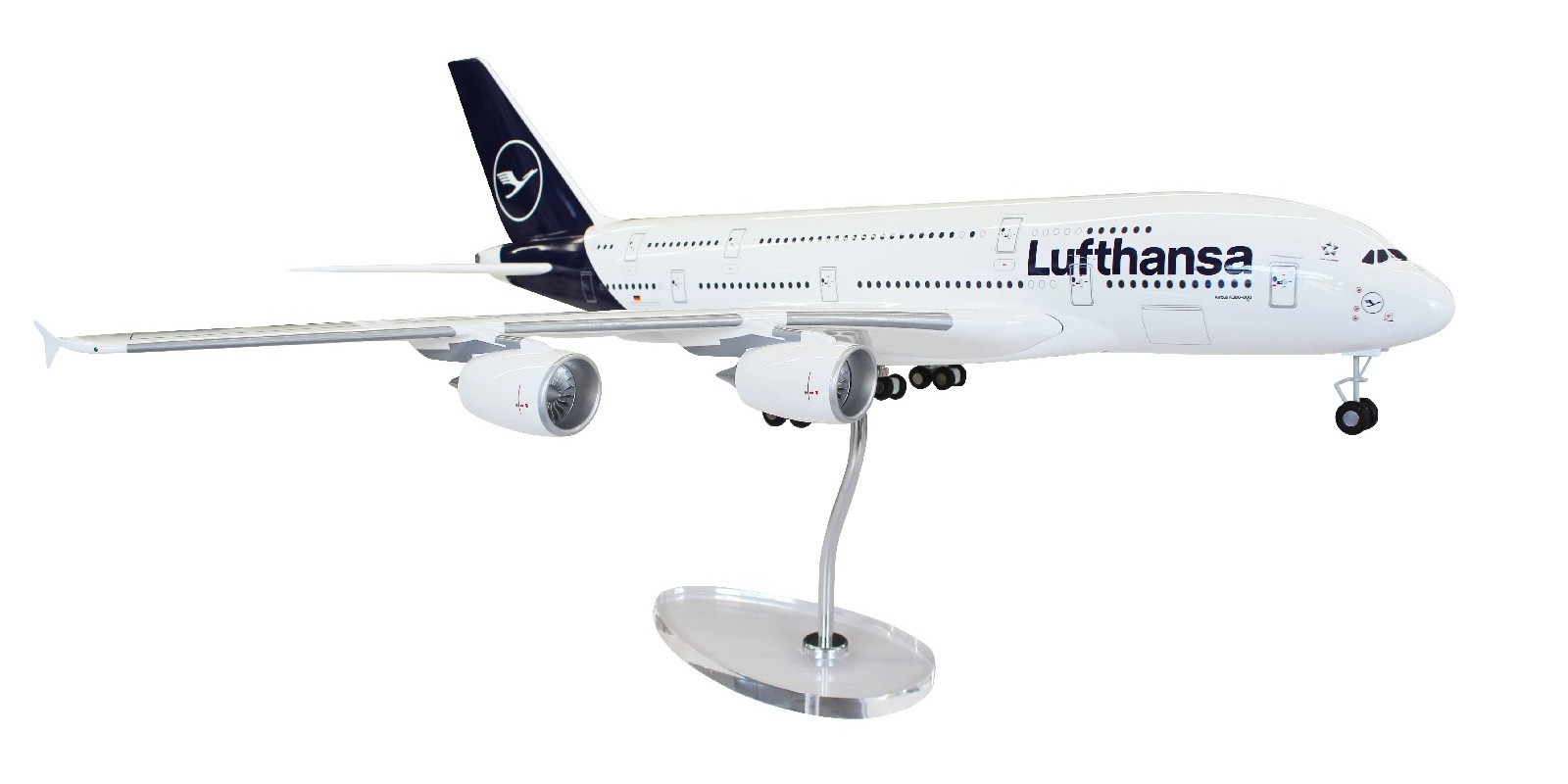 LW1DLH002 Hogan ホーガン LIMOX Lufthansa / ルフトハンザドイツ航空 A380 組立式 ランディングギアなし スタンド付 1:100 メーカー完売