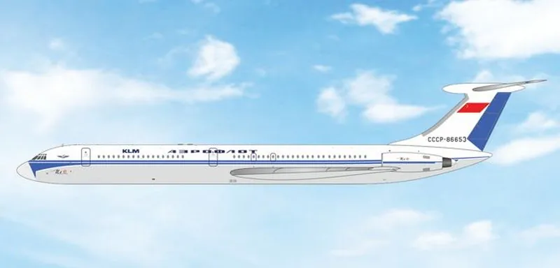 12093 Phoenix Aeroflot / アエロフロート KLM IL-62 CCCP-86653 1:400 予約