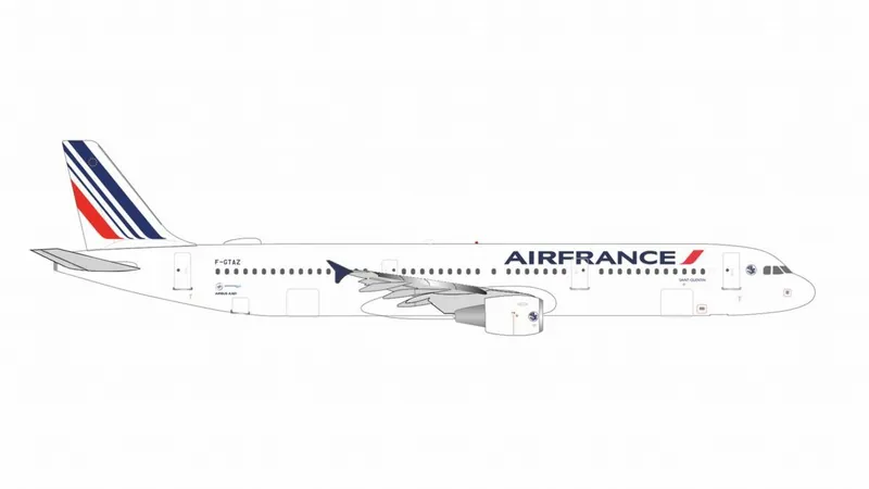 539111 Herpa Air France / エールフランス A321 F-GTAZ 