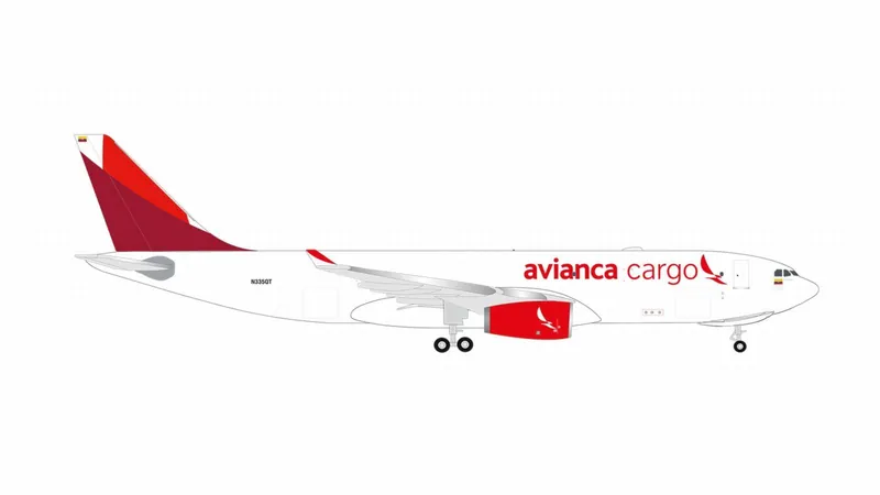 526180-001 Herpa Avianca Cargo / アビアンカ・カーゴ A330-200F N335QT 1:500 予約