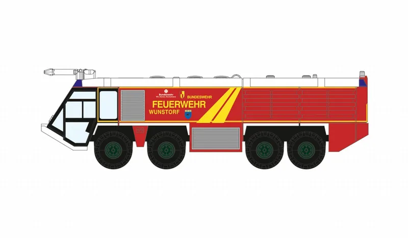 574167 Herpa Luftwaffe / ドイツ空軍 空港消防車  LTG62 ヴンストルフ空軍基地 1:200 予約