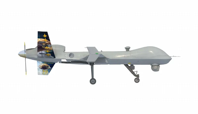 580915 Herpa ROYAL NETHERLANDS AIR FORCE / オランダ空軍 オランダ王立空軍 MQ-9A M-001 第306飛行隊 レーワルデン空軍基地 