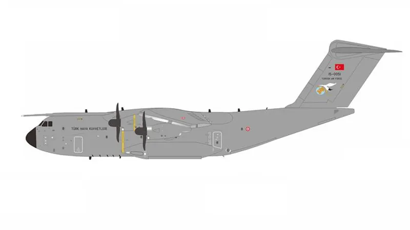 400HVK0726 IN Flight200 Turkish Air Force / トルコ空軍 A400M 15-0051 スタンド付き 1:200 予約