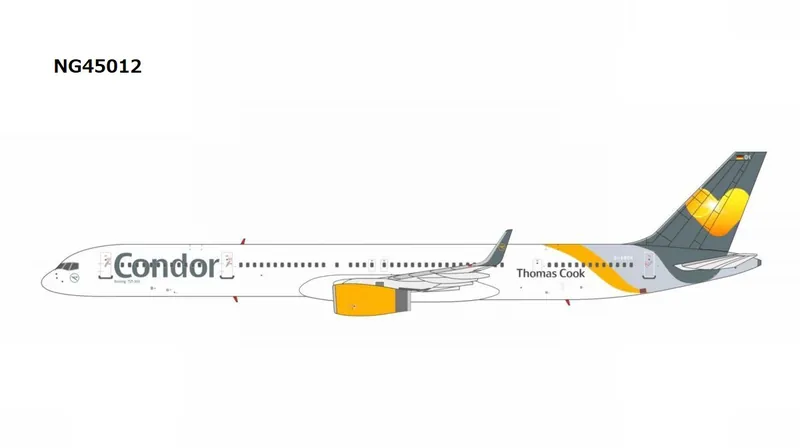 NG45012 NG MODELS Condor / コンドル航空 Condor / Thomas Cook Airlines hybrid livery with heart tail 757-300/w D-ABOK 1:400 予約