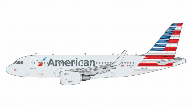 GJAAL2360 GEMINI JETS American Airlines / アメリカン航空 A319-100 N9011P 1:400 予約