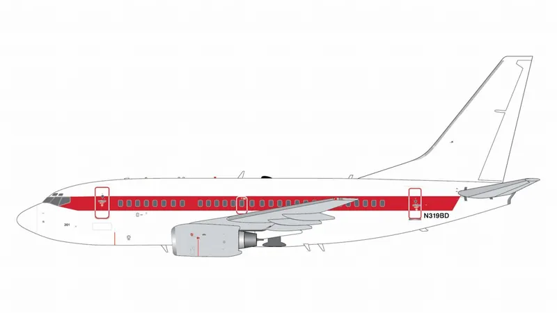 G2EGG1385 GEMINI 200 EG&G / EG&G B737-600 N319BD  スタンド付 1:200 予約