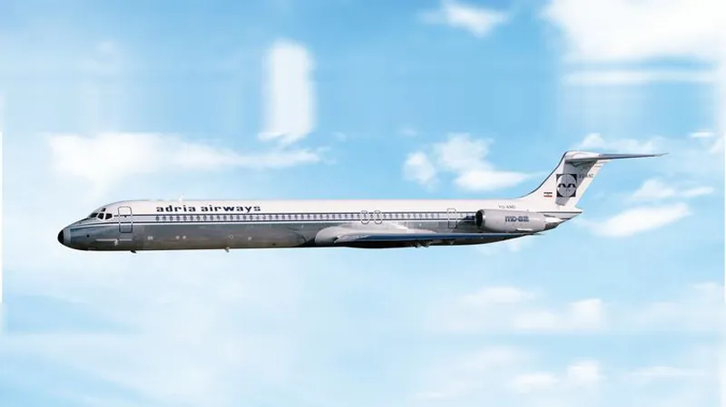 12123 Phoenix Adria Airways / アドリア航空 Polish MD-82 YU-ANO 1:400 予約