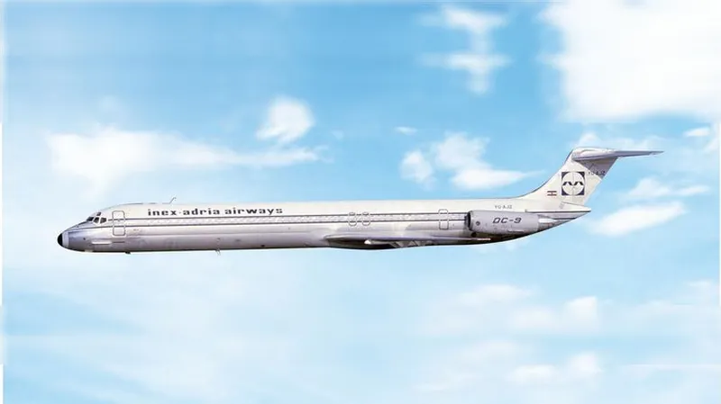 12122 Phoenix Inex Adria / イネックス・アドリア・エアウェイズ Polish MD-81 YU-AJZ 1:400 予約