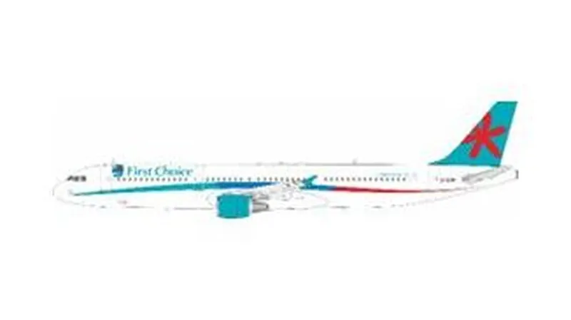 321DP0626 IN Flight200 First Choice Airways / ファースト・チョイス・エアウェイズ A321-200 G-OOPH スタンド付き 1:200 予約