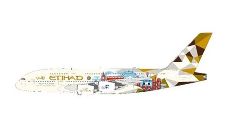380EY0826 IN Flight200 Etihad Airways / エティハド航空 Choose the United Kingdom A380 A6-APE スタンド付き 1:200 予約 IN Flight200 1:200 ETIHAD AIRWAYS / エティハド航空 A380 亜鉛ダイキャスト製
